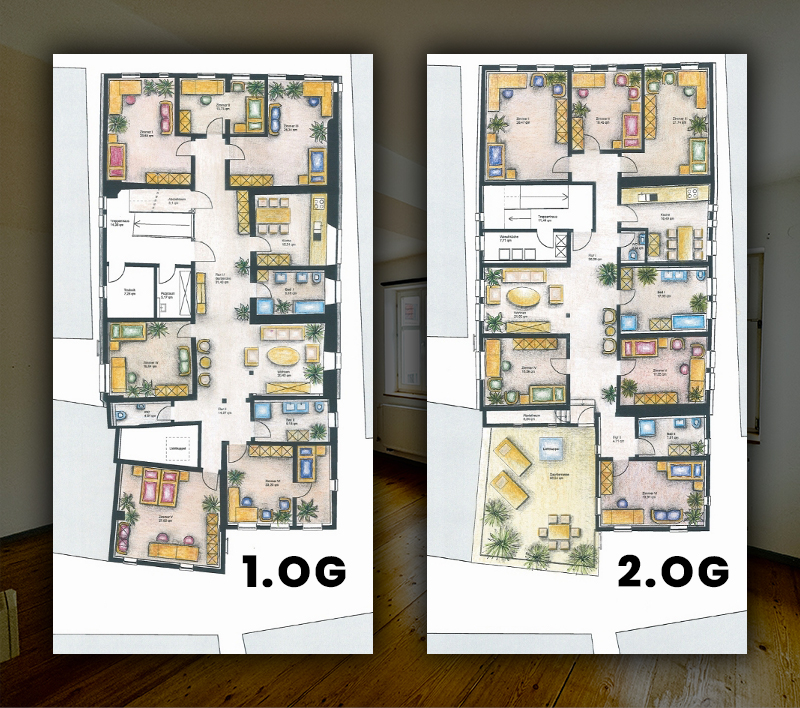 Geislingen WG Zimmer Grundrisse